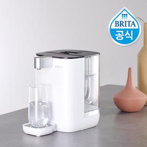브리타 온정수기 큐브 화이트 4L +  기본필터 1입