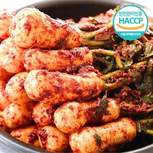 [국내산 특품 식재료] 전라도 아삭 총각김치 여수 알타리 김치 3kg