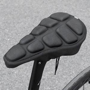 자전거 안장 쿠션 커버 실내 MTB 전기 산악 로드 자전거 안장통 의자 방석 패드 덮개 시트 전립선 무통증