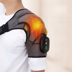 어깨 온찜질기 어깨용 온열기 검정색 뒷목 전기찜질기 홈케어 원적외선 목어깨
