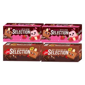 [슈팅냉동] 롯데웰푸드 셀렉션 500m, 2개 + 더싱글초코 500ml, 2개