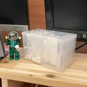 화장솜 화장솜케이스 투명 케이스 2구 (WFGTDUO)