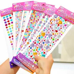 포포팬시 블링블링 보석 스티커 6개 세트 다이어리 꾸미기 다꾸 포인트 스티커