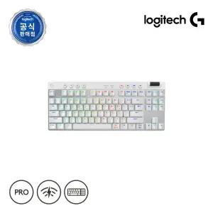 로지텍코리아 공식 G PRO X TKL LIGHTSPEED 무선 게이밍 키보드(택타일 갈축/화이트)