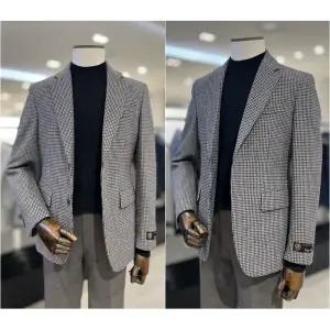 [롯데백화점]레노마 25년 F/W 신상 가을/겨울 프리미엄 수입원단 모직자켓 RRDIBJ91A EK3653