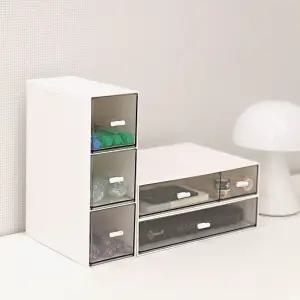 데스크 오거나이저/서랍함/보관함/서랍장/정리함/수납장/미니/소형/투명/다용도/멀티/책상/탁상/오피스/