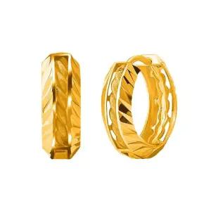 골드앤 순금 24K 골든 엣지 귀걸이 소 2.2g