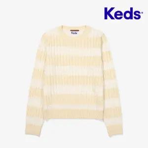 Keds 스트라이프 니트 풀오버_KD2STF3101FVAA