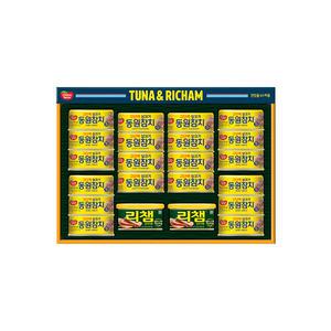 동원 튜나 리챔 O-58호 선물세트(라이트스탠다드 85g, 12입+살코기 135g, 8입+리챔 오리지널 200g, 2입+쇼핑백, 1개), 1개