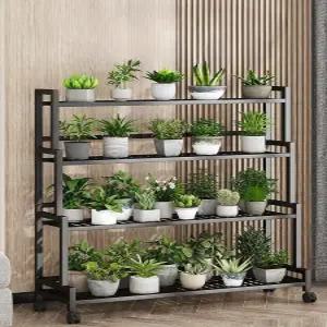 철제 화분 스탠드 베란다 플랜트박스 이동식 화분다이 진열대