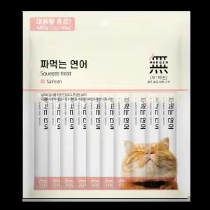 무마진 짜먹는 연어 대용량 츄르 간식 480g (12gx40p)