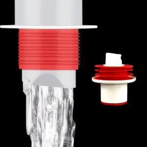 자동 개폐형 싱크대 화장실 악취 방지 트랩 냄새 차단 배수구 하수구 마개 덮개 배수 커버