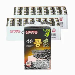 삼육두유 검은콩칼슘두유 140ml 48팩
