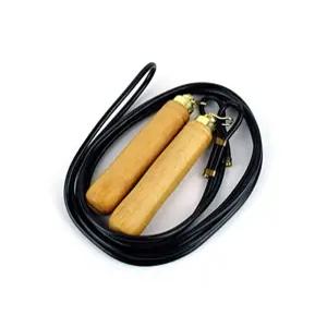 나무손잡이 줄넘기 고무 성인줄넘기 고급 줄넘끼