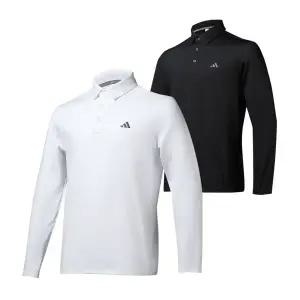 [아디다스골프]아디다스 긴팔 남성 골프 카라티셔츠 남자 골프웨어 IM7294 IM7295 + 브랜드골프공 1더즌