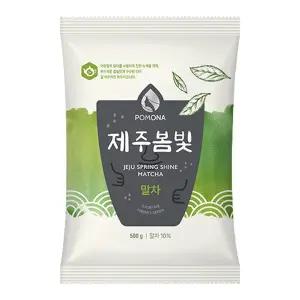 포모나 제주봄빛 말차 파우더 500g 1박스 12개 녹차가루