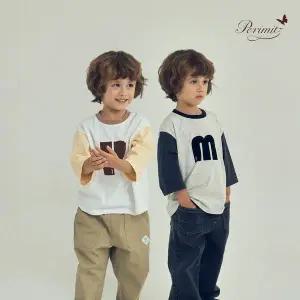 [보리보리/페리미츠]PM 로고 7부 티셔츠(P2531T112)