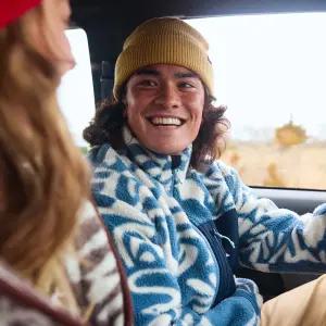 퀵실버 CLEAN COAST 플리스 집업 자켓 (QF31JK023BND)