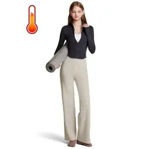 테슬라 요가 기모 와이드 팬츠 레깅스 긴바지