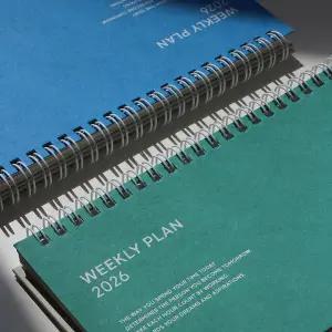 2026 캐주얼플래너 위클리 탁상용 16절 데스크 다이어리