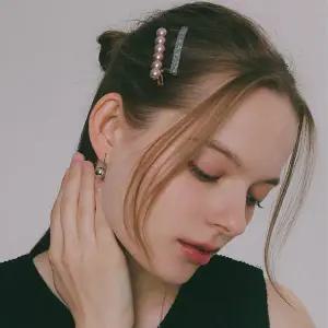 [제이로렌] 진주 호마이카 헤어핀 2pcs 세트 H01376