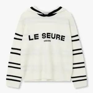 [롯데백화점]보브 후디드 스트라이프 니트 풀오버 7124450103