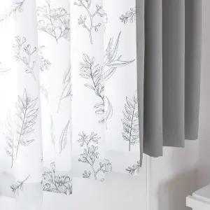 까르데코 힐링타임+디망쉬 작은창 암막커튼 2장