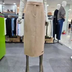 시슬리/애플아울렛/울 미디 롱 스커트 SASK82461