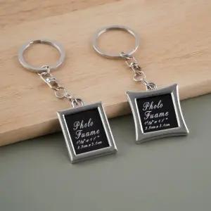 사진 포토 액자 포카 홀더 고리 프레임 카드 키링 커플 선물 (WFJTIMW)