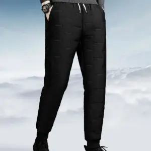 패딩 조거팬츠 오토바이 배달용 방한 깔깔이 누빔 솜바지 겨울용