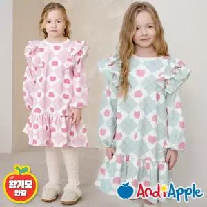 [앤디애플] 러빙유하트왕기모원피스