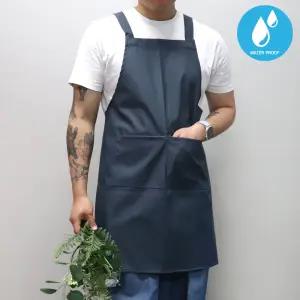 PU 단면 방수 앞치마 주방 작업용 미술 페인트 수산 업소용 AE47B
