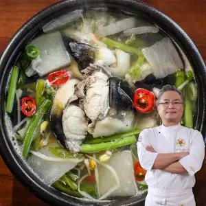 안유성 명장의 일품 복지리탕 밀키트 국내산 복어탕 650g 3팩