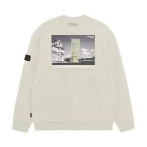 [내셔널지오그래픽]N231USW230 어반 시티 세미 오버핏 맨투맨 티셔츠 OAK BEIGE