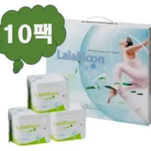 [라라코리아 정품] 라라문 생리대 팬티라이너 24p x 10개/ 사이즈 롱18mm