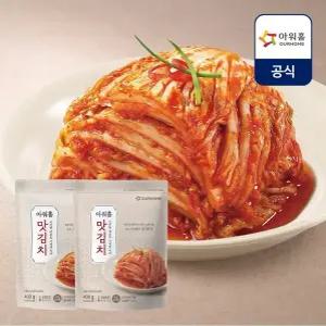 [내일도착] 아워홈 맛김치 400g x 2개