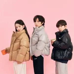 갤러리아 [아웃도어프로덕츠키즈]글로시 하이넥 숏 푸퍼 다운OD254ODJ01_LGY/MOC