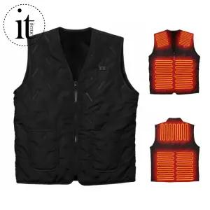 기모안감 발열조끼 겨울 작업 열선 열조끼 단체복