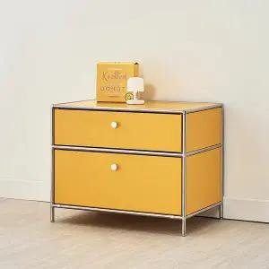 플랜데코 로벤 미드센추리 모듈 2단 600 협탁 서랍장