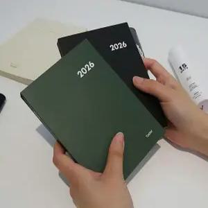 툴러 2026 콤팩트 다이어리  다크그린 블랙