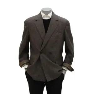 [롯데백화점]본매그넘 BON 멜란지 브라운 오버핏 더블 남성 자켓 (BN2FEA211)