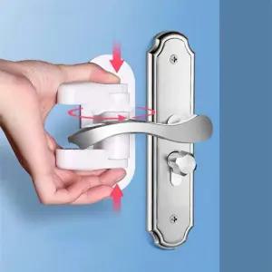 열림 고정 문 도어락 현관문 장치 방지 손잡이