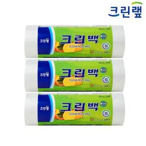 크린? 롤타입 크린백 롤백 500매 중(25X35cm) 3개 위생백 비닐봉투