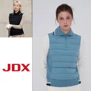 여성 니트 하이브리드 반집업 다운 풀오버(X1SPU8332) 2종 택1