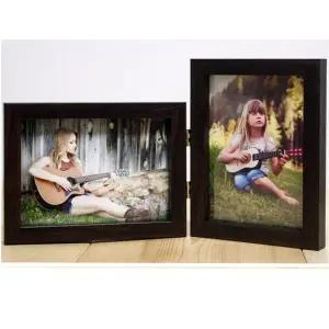 양면접이액자 가로 세로 혼합형 사진액자  A31)박스월넛