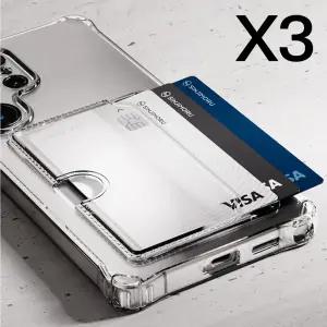 (후면보호필름 제공) : 삼성전자 갤럭시 S25 S24 S23 S22 S21 노트20 울트라 플러스/겔럭시/갤/최고급/투명/클리어/렌즈 보호/풀커버/카드 3장 수납/수납형/지갑/지갑형/범퍼/정품/추천/프리미엄/케이스