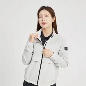 PGR골프 파크골프웨어 여성 바람막이 자켓 GW-445 홑겹 우븐 아노락 집업 점퍼