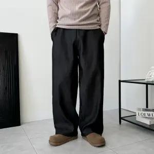 [모노폴로지]겨울 기모 생지 데님 청바지 똑딱핏 와이드핏 테이퍼드핏 벌룬핏 논페이드 버튼진