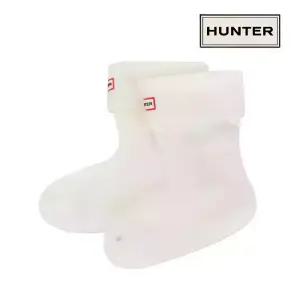 헌터 양말 플리스 숏 부츠 삭스 화이트 HXRU0030251-HWT