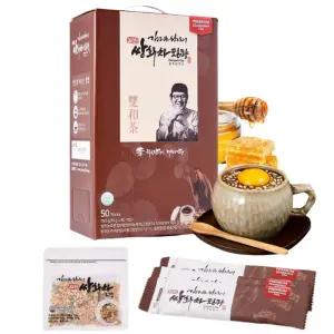 전통차 김오곤원장의 진한 침향 쌍화차 50포 고명50g 한방 건강차 스틱형 분말 대추 작약 7가지 전통 원료